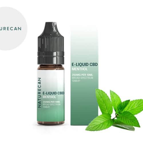 E liquide Menthol CBD (250mg) - Naturecan