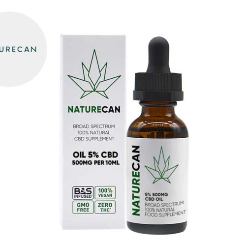 Huile CBD 5% Bio (10ml) - Naturecan
