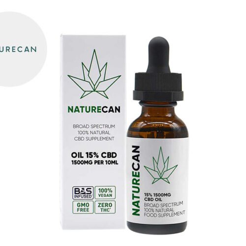 Huile CBD 15% Bio (10ml) - Naturecan