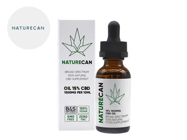 Huile CBD 15% Bio (10ml) - Naturecan