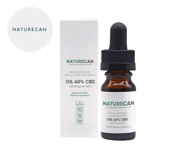 Huile CBD 40% Bio (10ml) - Naturecan