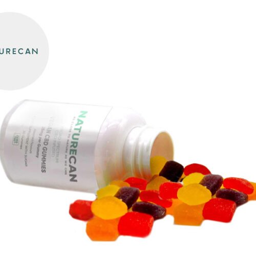 Bonbon gélifié Fruité CBD 10% vegan - Naturecan