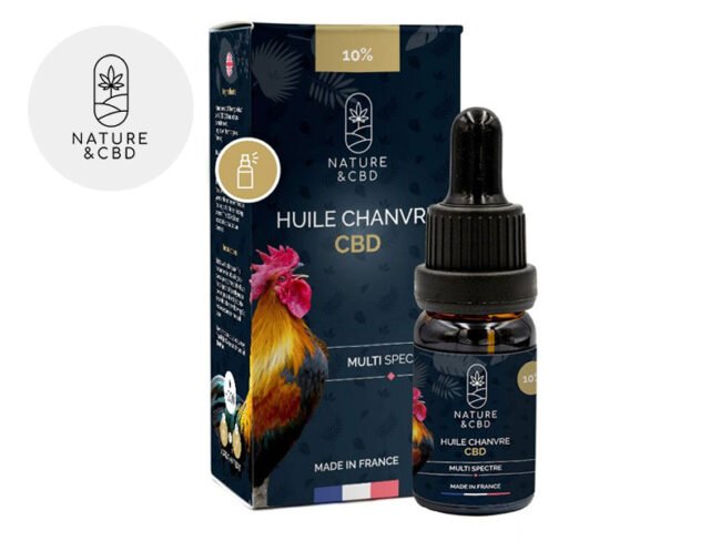 Huile CBD 10% Bio (10ml) - Nature et CBD