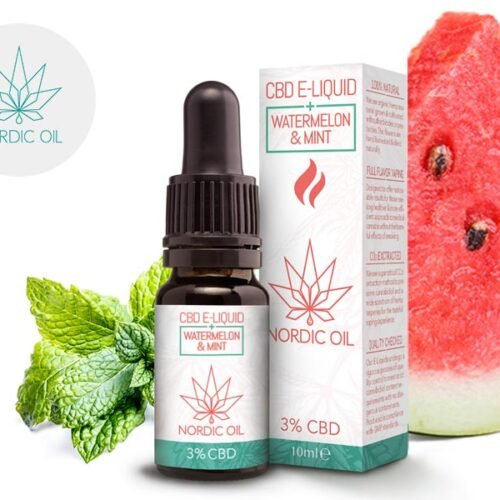 E liquide Pastèque et Menthe CBD (300mg) - Nordic Oil
