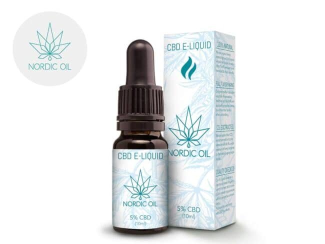 E liquide CBD (500mg) - Nordic Oil