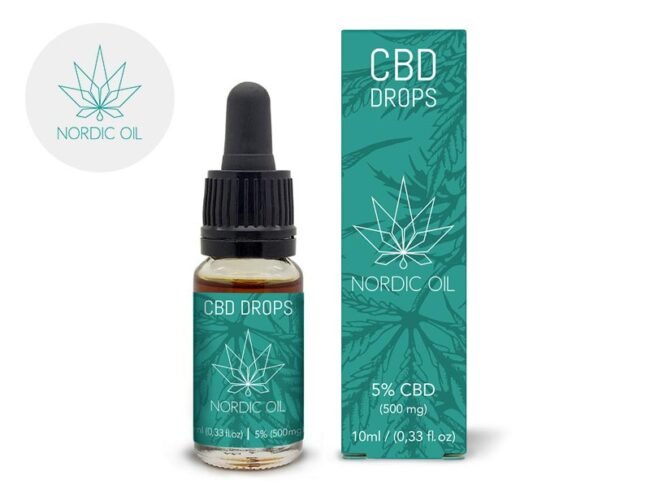 Huile CBD 5% Bio (10ml) - Nordic Oil