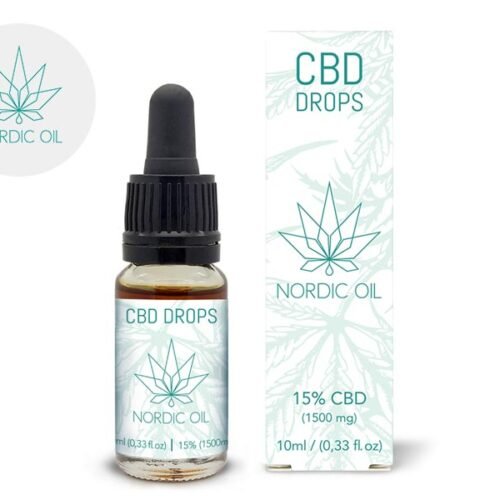 Huile CBD 15% Bio (10ml) - Nordic Oil