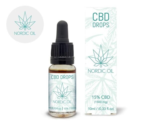 Huile CBD 15% Bio (10ml) - Nordic Oil