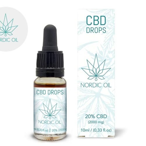 Huile CBD 20% Bio (10ml) - Nordic Oil