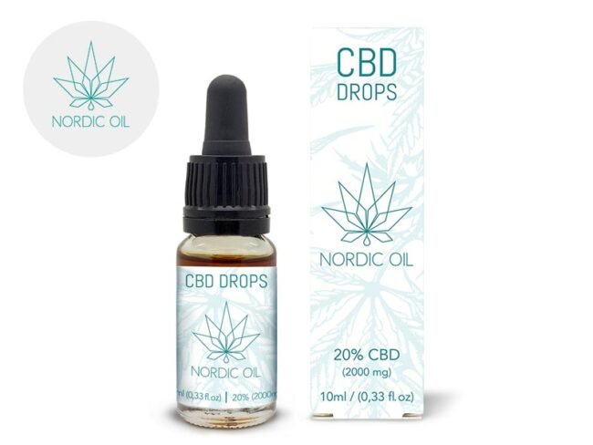 Huile CBD 20% Bio (10ml) - Nordic Oil