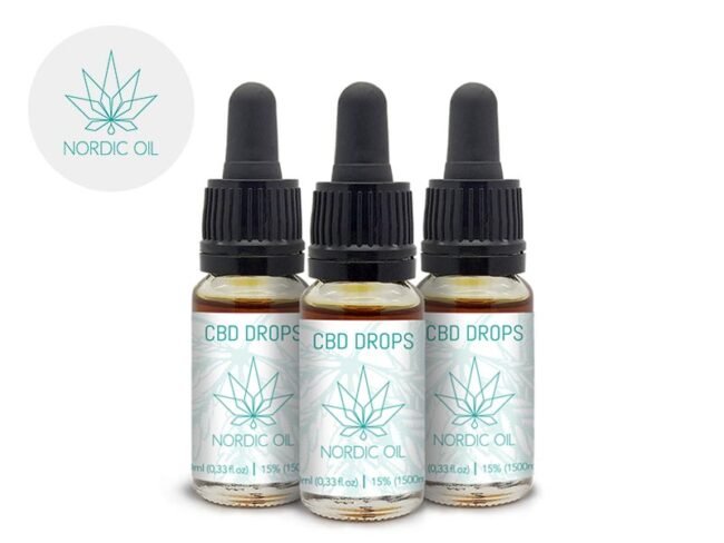 Pack 2+1 Huile CBD 15% bio (30ml) - Nordic Oil