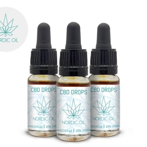 Pack 2+1 Huile CBD 20% bio (30ml) - Nordic Oil