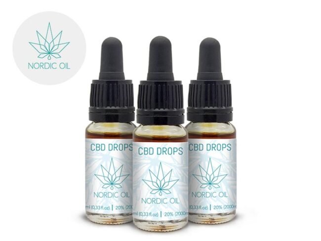 Pack 2+1 Huile CBD 20% bio (30ml) - Nordic Oil