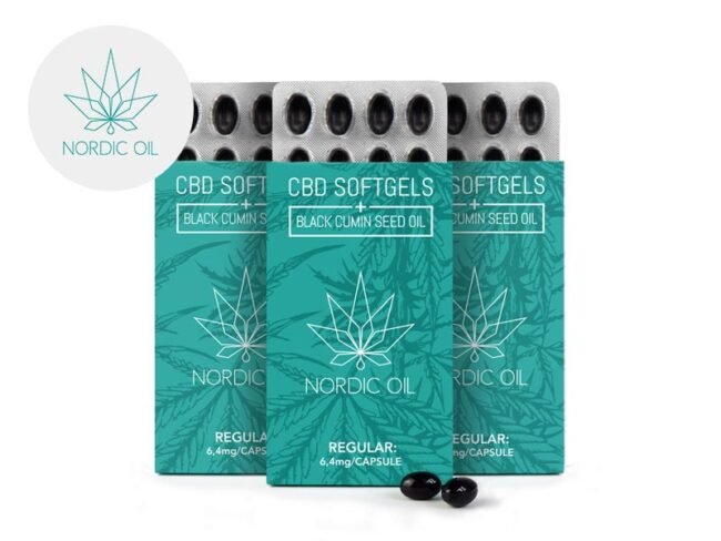 Capsules CBD 1152mg - Nordic Oil