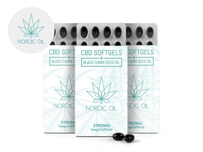 Capsules CBD 2880mg - Nordic Oil