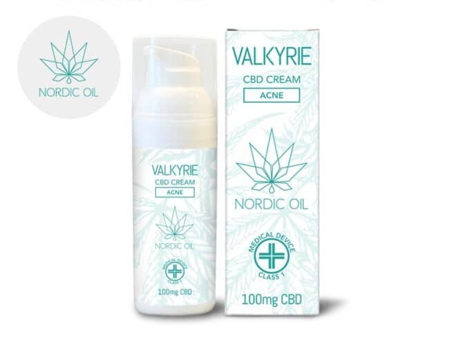 Crème CBD contre l'acné Nordic Oil