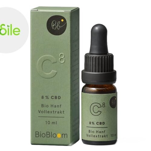Huile CBD 8% Bio (10ml) - Odile Green