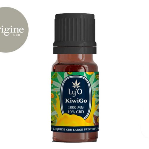 E-Liquide KiwiGo CBD (Sans THC) (1000mg) - Ly'O
