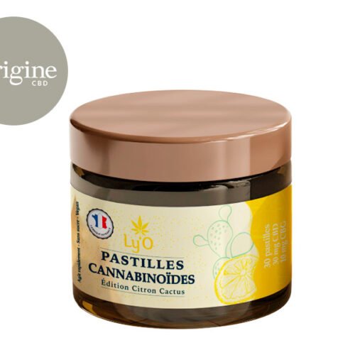 Pastilles CBD CBG 1200mg Citron Cactus - Ly'O