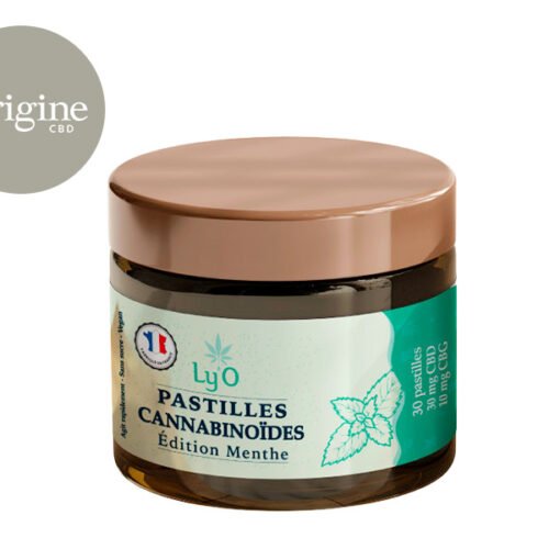 Pastilles CBD CBG 1200mg Menthe - Ly'O