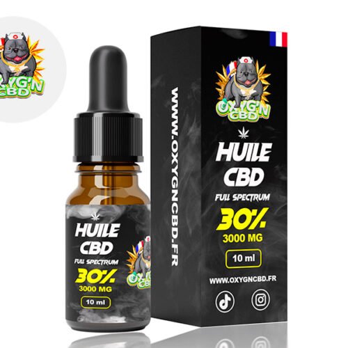 Huile CBD 30% (10ml) - Oxyg'N CBD