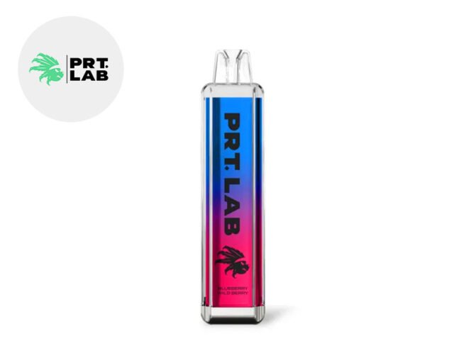 Puff Myrtille 0% nicotine (rechargeable) - PRT Lab