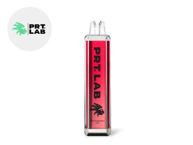 Puff Fraise 2% nicotine (rechargeable) - PRT Lab