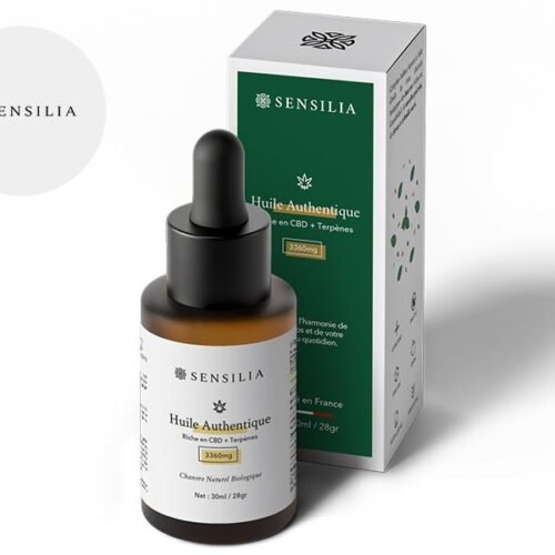 Huile CBD 12% Bio (30ml) - Sensilia