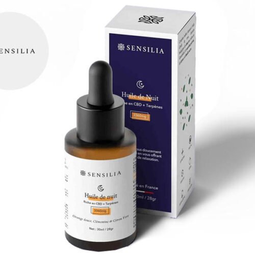 Huile CBD 8% Bio (30ml) - Sensilia