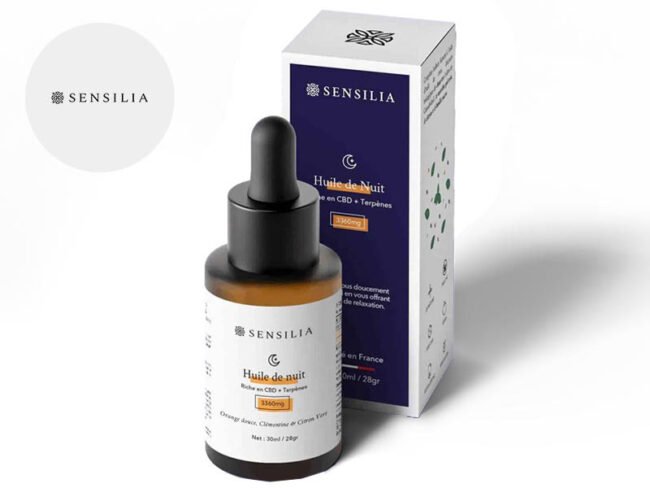 Huile CBD 12% Bio (30ml) - Sensilia