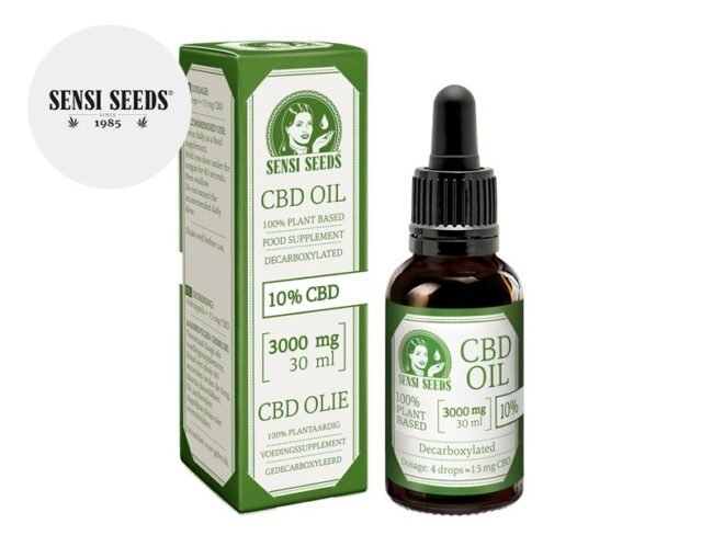 Huile CBD 10% Bio (30ml) - Sensi Seeds