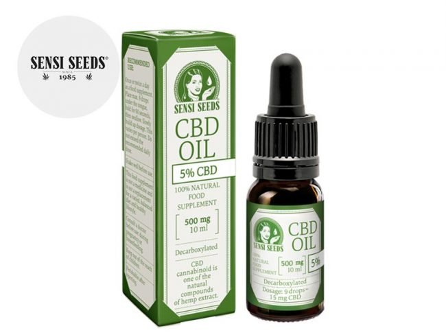 Huile CBD 5% Bio (10ml) - Sensi Seeds