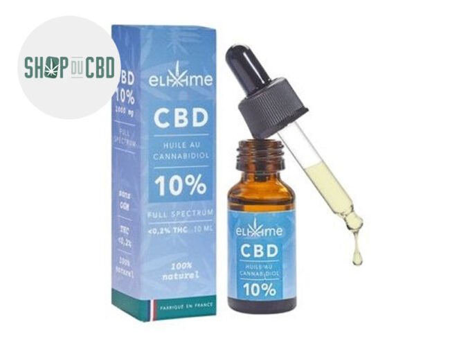 Huile CBD 10% Bio (10ml) - Shop du CBD