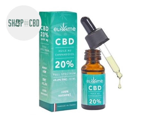 Huile CBD 20% Bio (10ml) - Shop du CBD