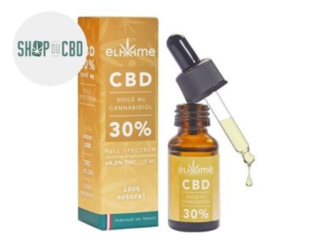 Huile CBD 30% Bio (10ml) - Shop du CBD