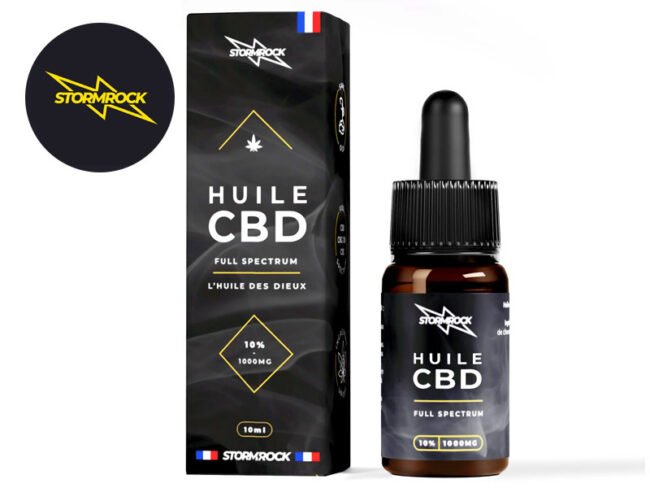 Huile CBD 10% Bio (10ml) - Stormrock