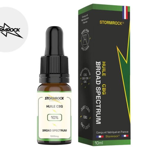 Huile CBG 10% Bio (10ml) - Stormrock