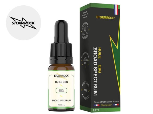 Huile CBG 10% Bio (10ml) - Stormrock