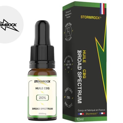Huile CBG 20% Bio (10ml) - Stormrock