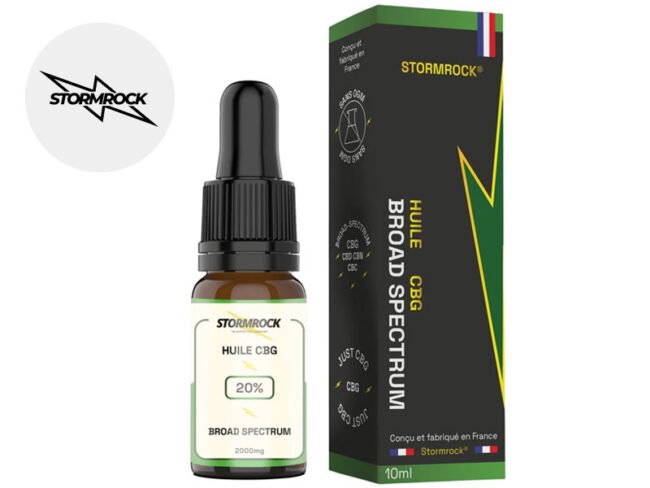 Huile CBG 20% Bio (10ml) - Stormrock