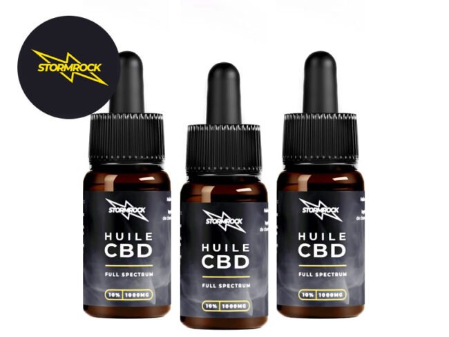 Pack 2+1 Huile CBD 10% bio (30ml) - Stormrock