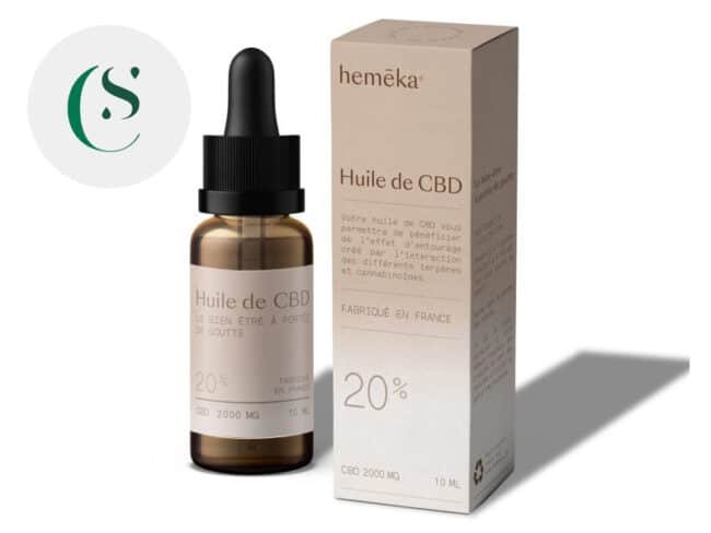 Huile CBD 20% Bio (10ml) - Hemēka