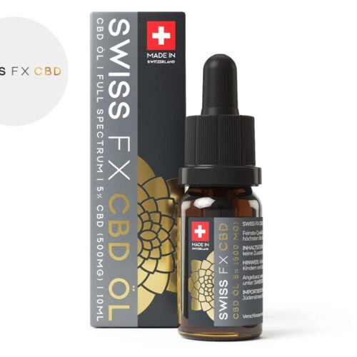 Huile CBD 5% Bio (10ml) - SWISS FX