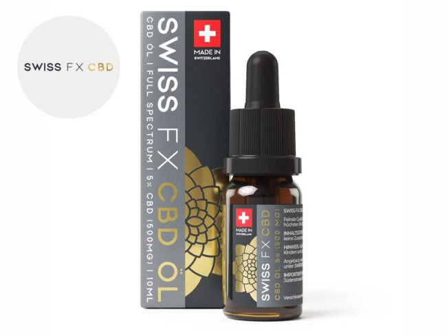 Huile CBD 5% Bio (10ml) - SWISS FX