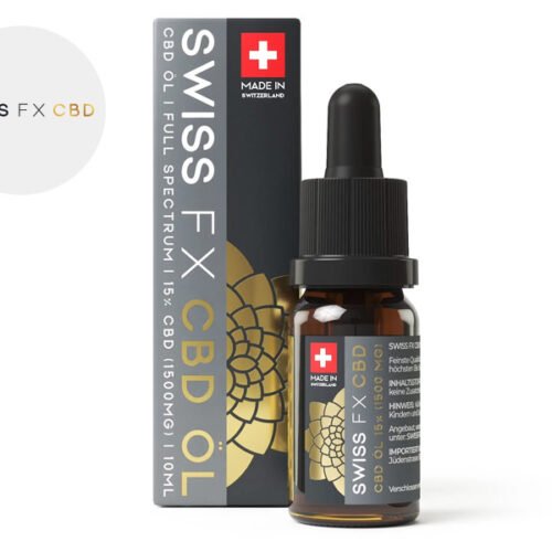 Huile CBD 15% Bio (10ml) - SWISS FX