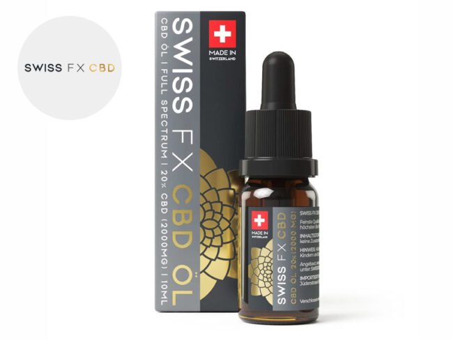 Huile CBD 20% Bio (10ml) - SWISS FX