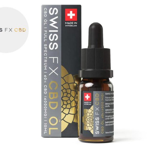 Huile CBD 40% Bio (10ml) - SWISS FX