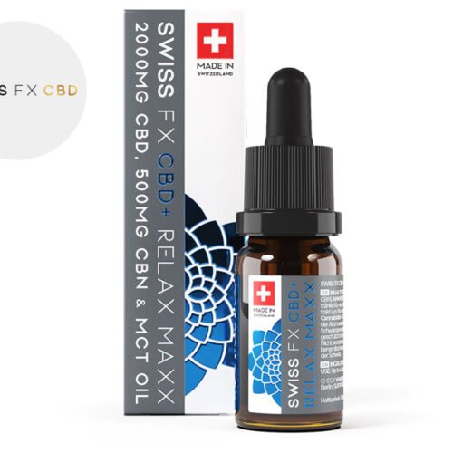 Huile CBD CBN 20% Bio (10ml) - SWISS FX