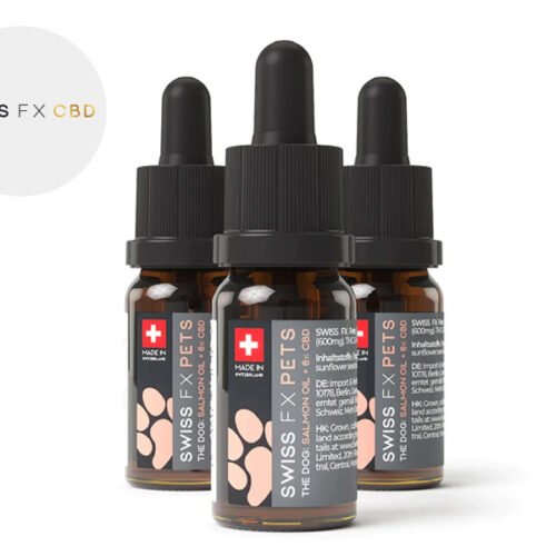 Pack 3 Huile CBD pour Chien 6% (Saumon) (30ml) SWISS FX