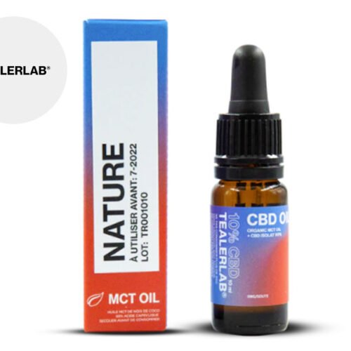 Huile CBD 10% Bio (10ml) - TealerLab